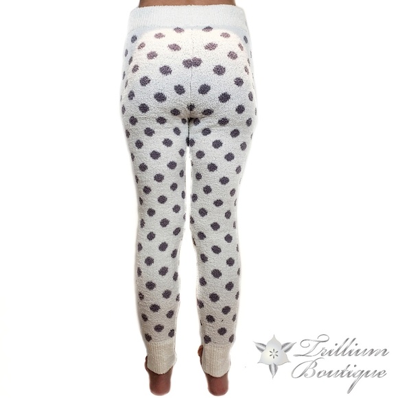 Honeydew Women's Cream Dot Chenille Leggings S-XXL - Picture 6 of 7